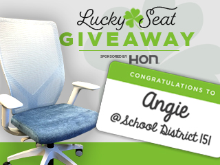 Lucky Seat Giveaway Winner