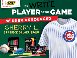 BIC The Write Player of the Game Jersey Giveaway