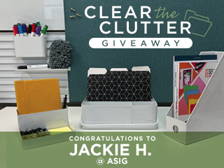 Clear the Clutter Giveaway - Winner Announced